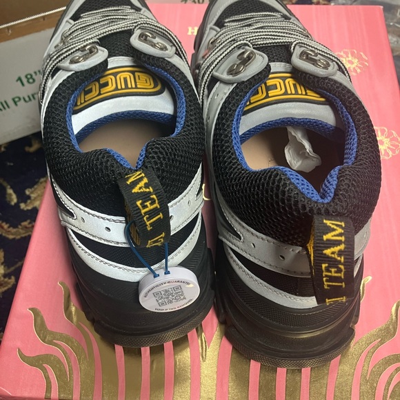 Gucci designer Holiday 2018 Flashtrek Trainers Boots Sneakers Rare Shoes Size 12 - Picture 7 of 16